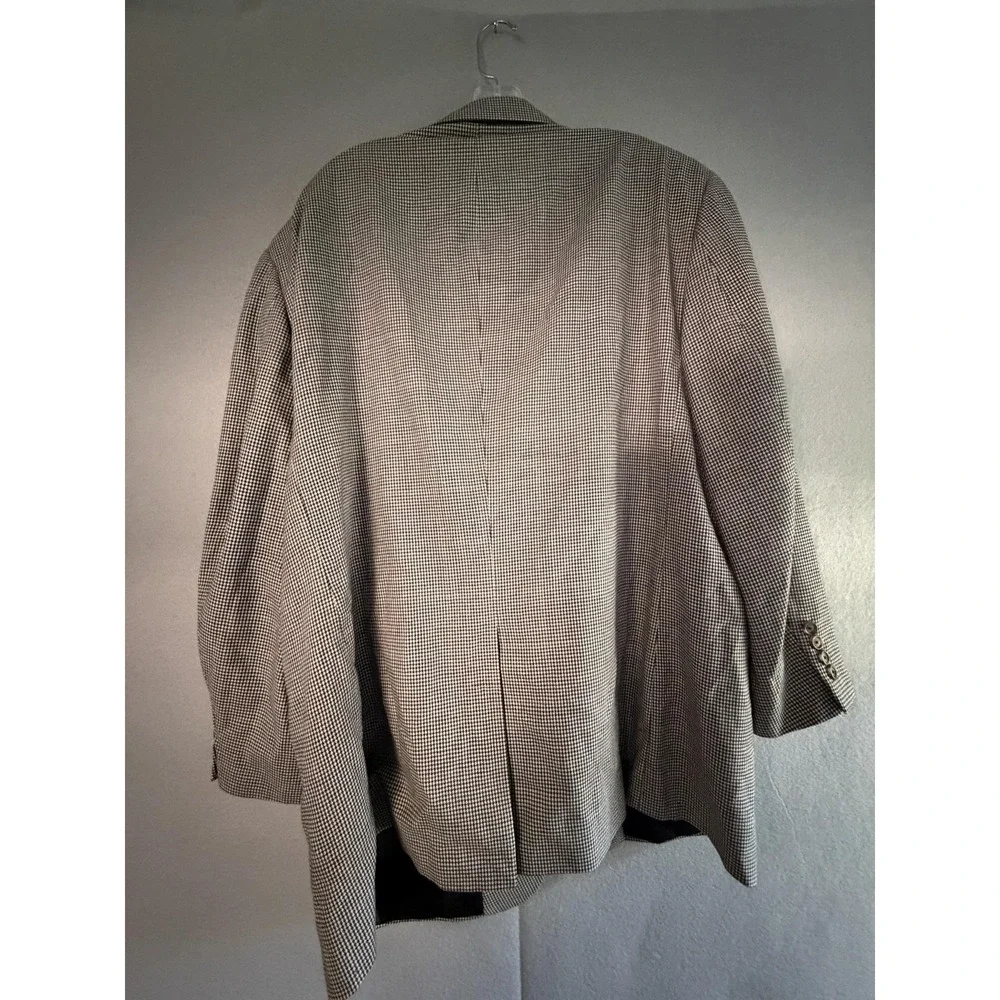 Jos. A. Bank Blazer Sport Coat Mens 48R Gray Silk Wool Tweed Classic Jacket